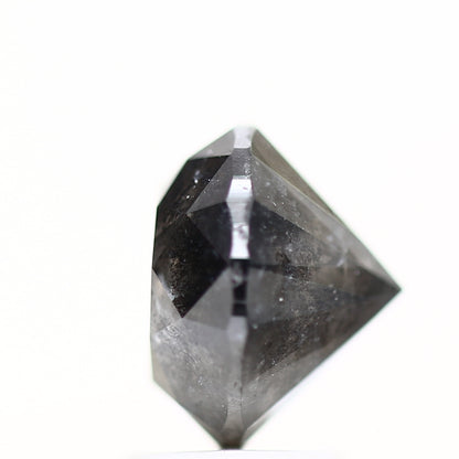 3 Carat Gray Rustic Round Shape Brilliant Cut Natural Loose Diamond
