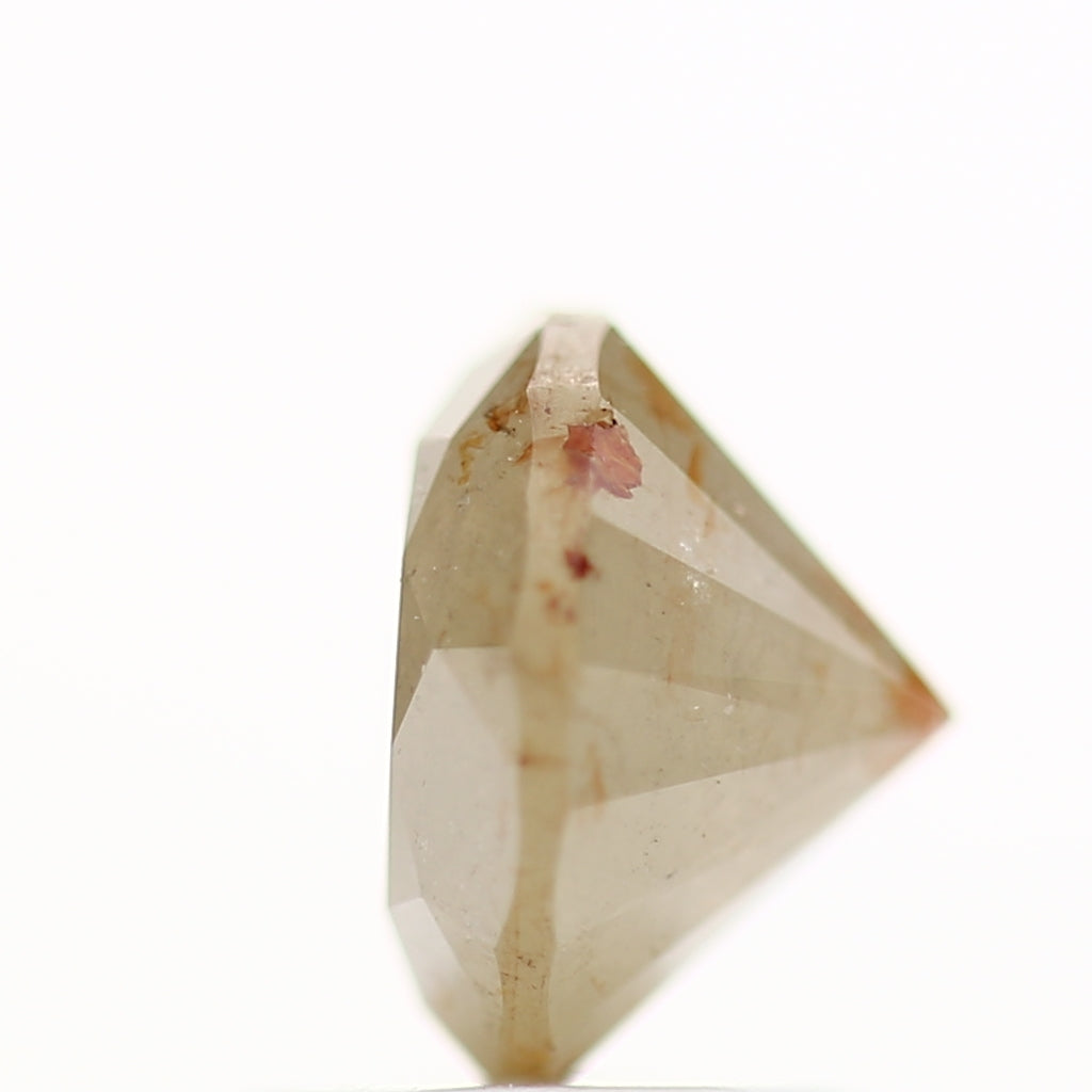 1.71 Carat Fancy Yellow Rustic Round Shape Brilliant Cut Natural Loose Diamond