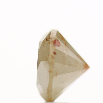 1.71 Carat Fancy Yellow Rustic Round Shape Brilliant Cut Natural Loose Diamond