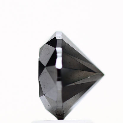 2.80 Carat Fancy Black Round Shape Brilliant Cut Natural Loose Diamond