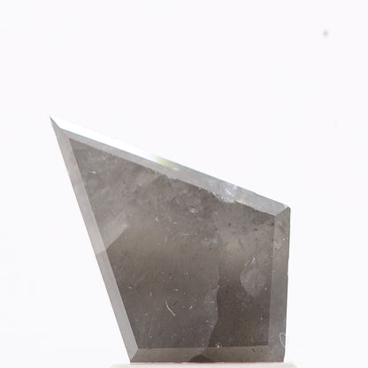 salt and pepper diamond ! 1.19 Ct 10.20 x 6.68 x 3.60 MM natural gray shield loose diamond for engagement ring for her