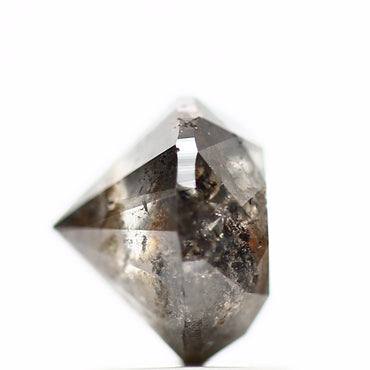 2.44 Carat Fancy Gray Round Shape Salt and Pepper Natural Loose Diamond