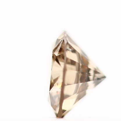0.25 Carat Fancy Champagne Brown Round Cut Natural Loose Diamond