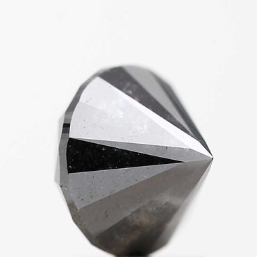 2.02 Carat Fancy Black Round Shape Brilliant Cut Natural Loose Diamond