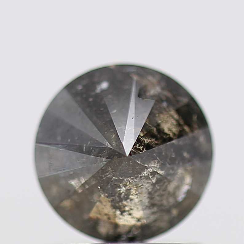 0.93 Carat Fancy Gray Round Shape Brilliant Cut Natural Loose Diamond