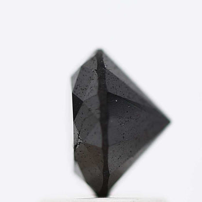 1.31 Carat Fancy Black Round Shape Brilliant Cut Natural Loose Diamond