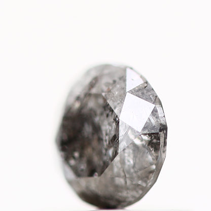 0.60 Carat Fancy Gray Salt and Pepper Diamond Round Brilliant Cut Natural Loose Diamond