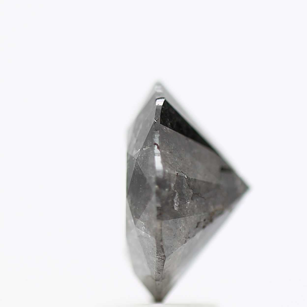 3.82 Carat Fancy Gray Round Shape Brilliant Cut Natural Loose Diamond