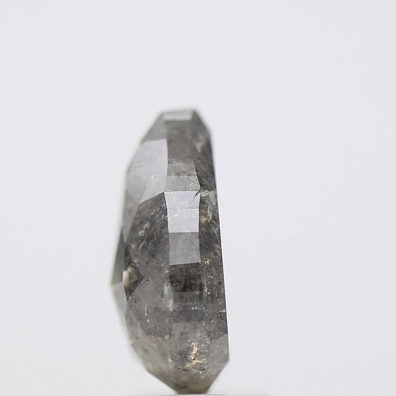 Salt and Pepper Diamond Fancy Gray Color 2.90 CT 10.70 x 6.88 MM Pear Cut Diamond! Natural Loose Diamond ! Christmas Gift for Her