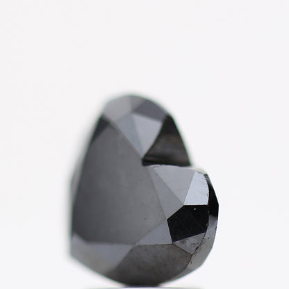 Heart Shape Fancy Black Natural Loose Diamond 