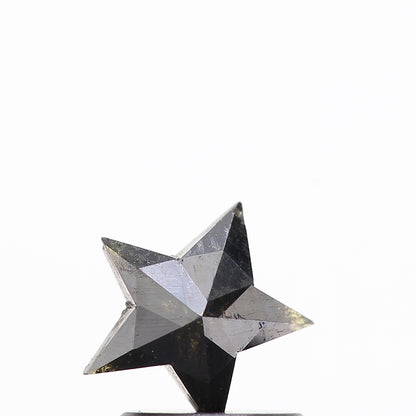 0.52 Ct Natural Black Star Cut Loose Diamond for Jewelery