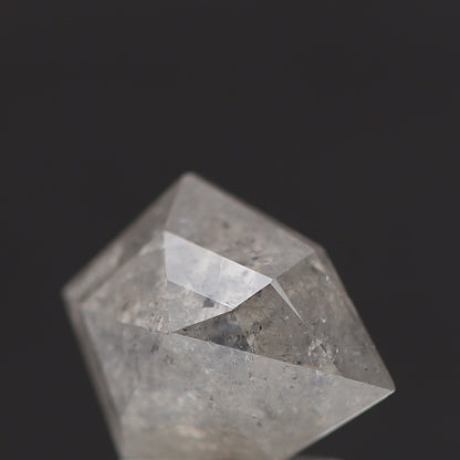 salt and pepper diamond ! 1.27 Ct 8.60 x 6.90 x 3.20 MM natural gray shield loose diamond for engagement ring for her