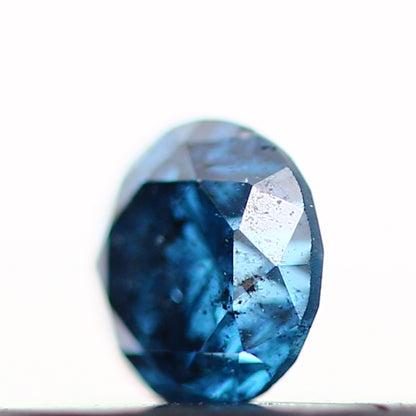 0.17 Carat Fancy Blue Round Brilliant Cut Natural Loose Diamond
