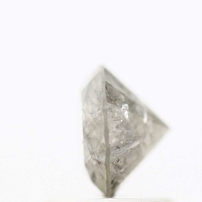 0.84 Carat Salt and Pepper Fancy Round Brilliant Cut Natural Loose Diamond