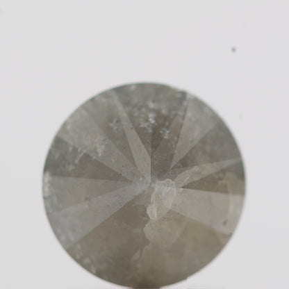 1.05 Carat Fancy Gray Rustic Round Brilliant Cut Natural Loose Diamond