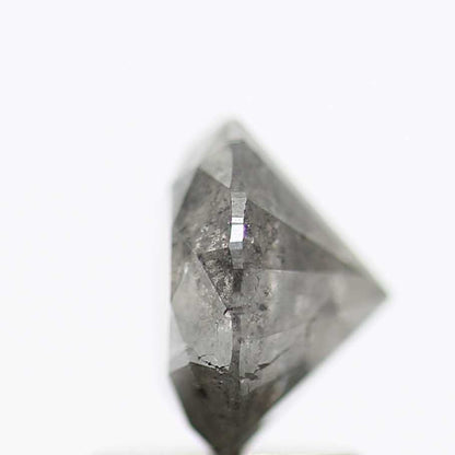 1.48 Carat Salt and Pepper Diamond Gray Round Brilliant Cut Natural Loose Diamond