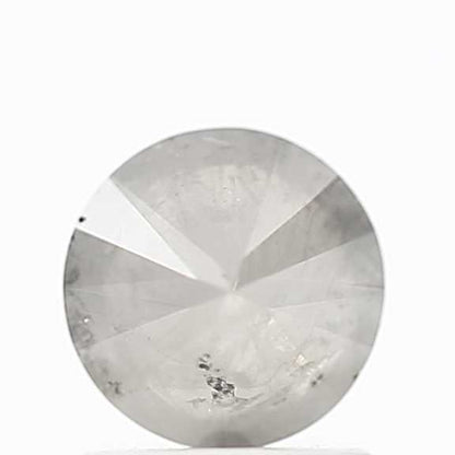 0.96 Carat Salt and Pepper Gray Round Cut Natural Loose Diamond sd8693(0.96ct) (6.30x3.70mm)