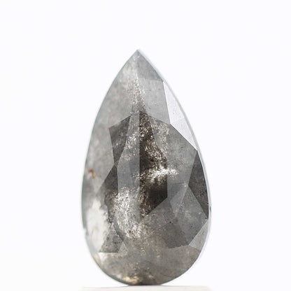 Salt and Pepper Diamond Fancy Gray Color 1.14 CT 10.22 X 5.68 X 2.43 MM Pear Cut Diamond! Natural Loose Diamond ! Christmas Gift for Her