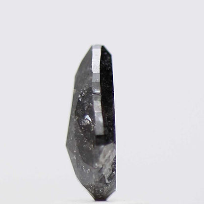Salt and Pepper Diamond Fancy Gray Color 1.13 CT 8.98 x 5.30 x 3.80 MM Pear Cut Diamond! Natural Loose Diamond ! Christmas Gift for Her