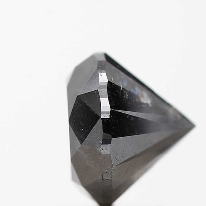 2.02 Carat Fancy Black Round Shape Brilliant Cut Natural Loose Diamond