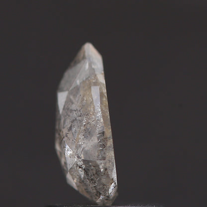 Salt and Pepper Diamond Fancy Gray Color 0.85 CT 7.40 x 5.60 x 2.51 MM Pear Cut Diamond! Natural Loose Diamond ! Christmas Gift for Her