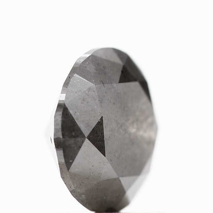 1.91 Carat Fancy Gray Round Brilliant Cut Natural Loose Diamond