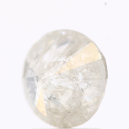 Natural Loose Round Salt And Pepper Diamond Fancy Grey Color 2.00 CT 7.80 X 5.08 MM Round Brilliant Cut Diamond ! Christmas Gift for Her