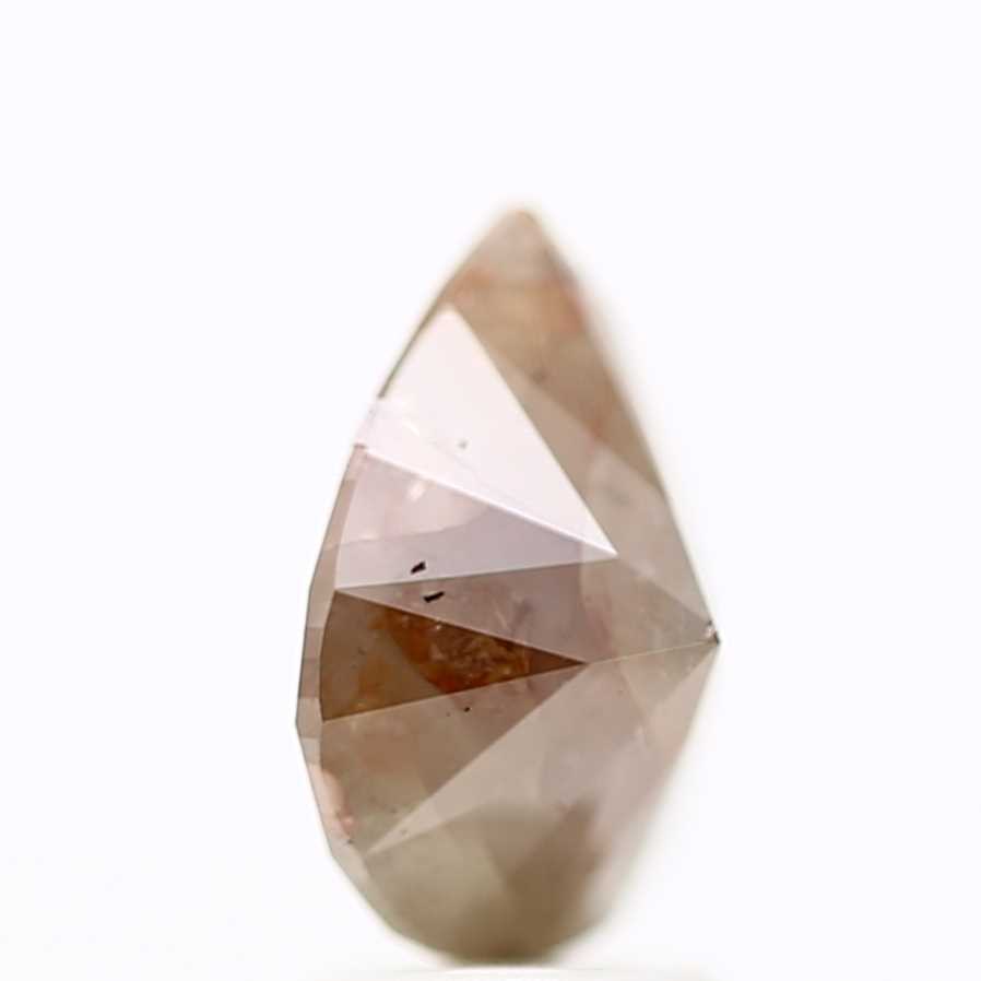 Salt and Pepper Diamond Fancy Brown Color 2.24 CT 10.20 x 7.60 x 4.90 MM Pear Cut Diamond! Natural Loose Diamond ! Christmas Gift for Her