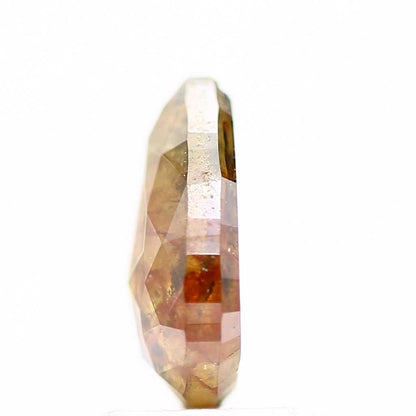 Salt and Pepper Diamond Fancy Orange Color 1.00 CT 7.85 x 5.28 x 2.60 MM Pear Cut Diamond! Natural Loose Diamond ! Christmas Gift for Her