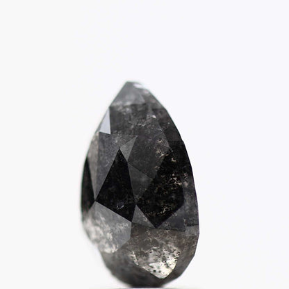Salt and Pepper Diamond Fancy Gray Color 2.74 CT 10.08 x 7.45 x 4.30 MM Pear Cut Diamond! Natural Loose Diamond ! Christmas Gift for Her