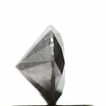 0.60 Carat Salt and Pepper Diamond Gray Round Brilliant Cut Natural Loose Diamond