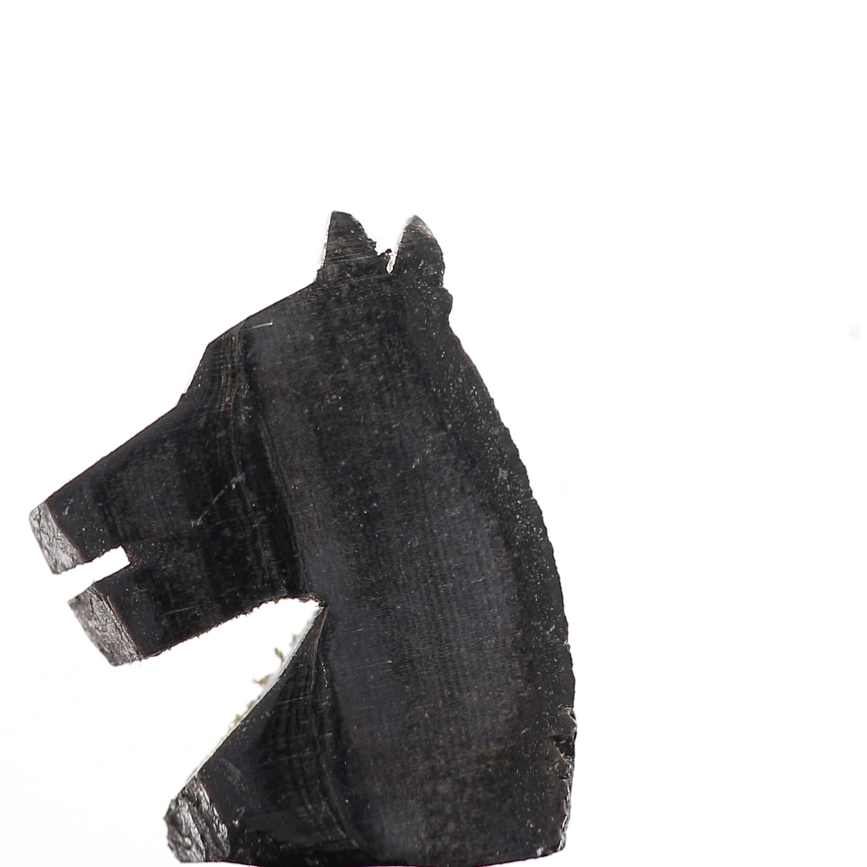 2.62 Ct Natural Black Horse Cut Loose Diamond for Jewelery