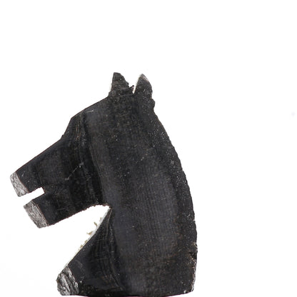 2.62 Ct Natural Black Horse Cut Loose Diamond for Jewelery