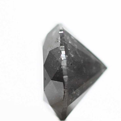 3.50 Carat Fancy Black Round Brilliant Cut Natural Loose Diamond