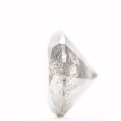 0.82 Carat Salt and Pepper Gray Round Shape Brilliant Cut Natural Loose Diamond