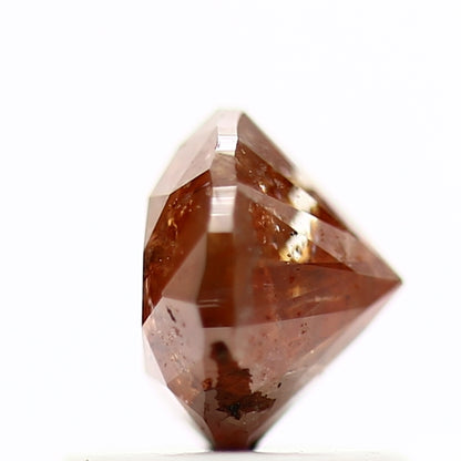 0.94 Carat Fancy Red Rustic Round Shape Natural Loose Diamond