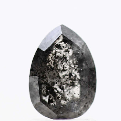 Salt and Pepper Diamond Fancy Gray Color 1.21 CT 7.70 x 5.47 x 3.28 MM Pear Cut Diamond! Natural Loose Diamond ! Christmas Gift for Her