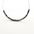 Fancy Black Color Tube Polished Loose Diamond Beads