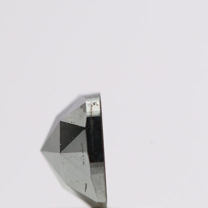 0.76 Ct Natural Black Cushion Single Cut Loose Diamond for Jewelery