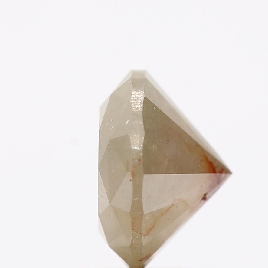 1.58 Carat Fancy Brown Rustic Round Brilliant Cut Natural Loose Diamond