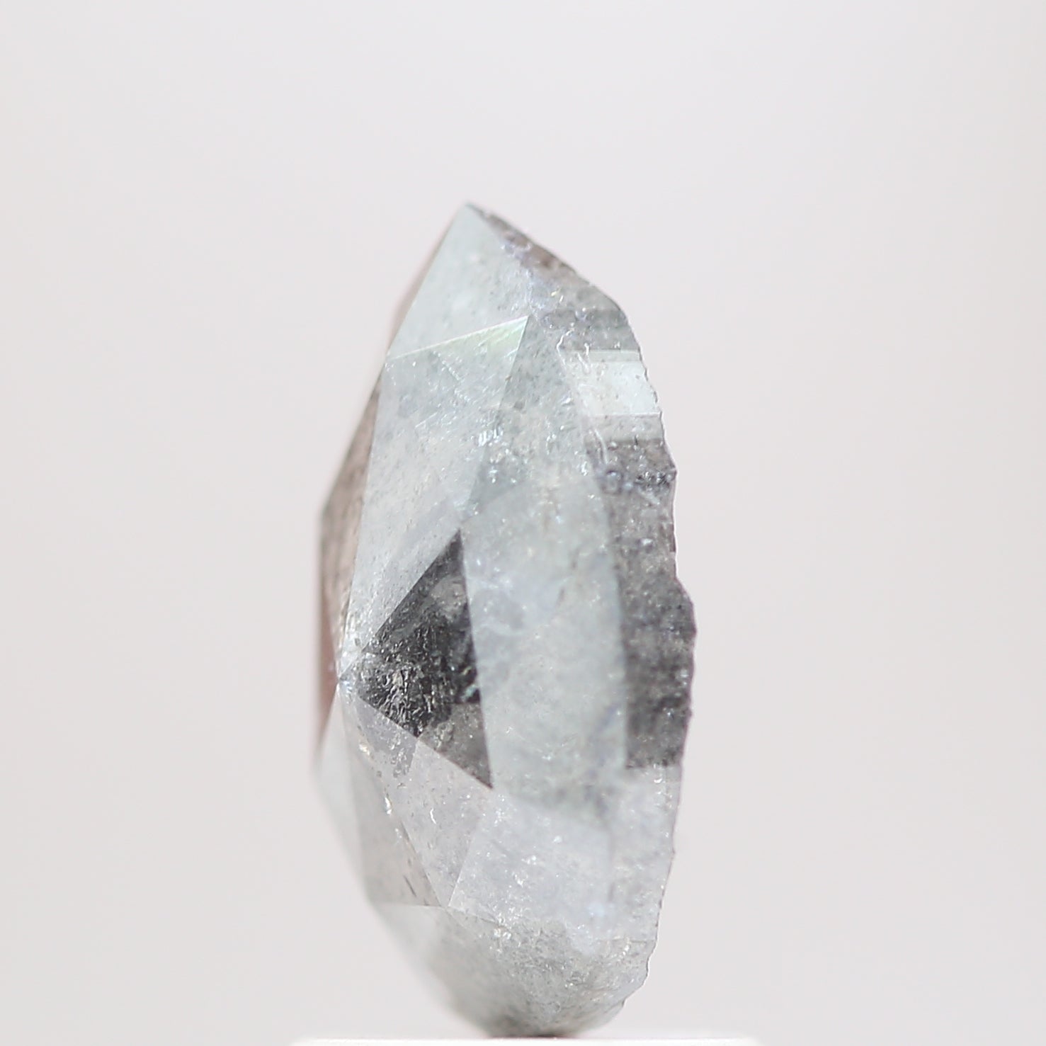 Salt and Pepper Diamond Fancy Gray Color 1.72 CT 9.90 x 6.80 x 3.31 MM Pear Cut Diamond! Natural Loose Diamond ! Christmas Gift for Her