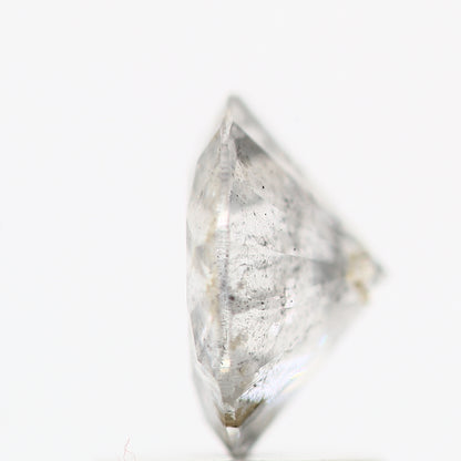 Salt And Pepper Diamond Fancy Gray Color 1.20 CT 7.10 x 3.80 MM Round Brilliant Cut Diamond ! Natural Loose Diamond ! Christmas Gift for Her