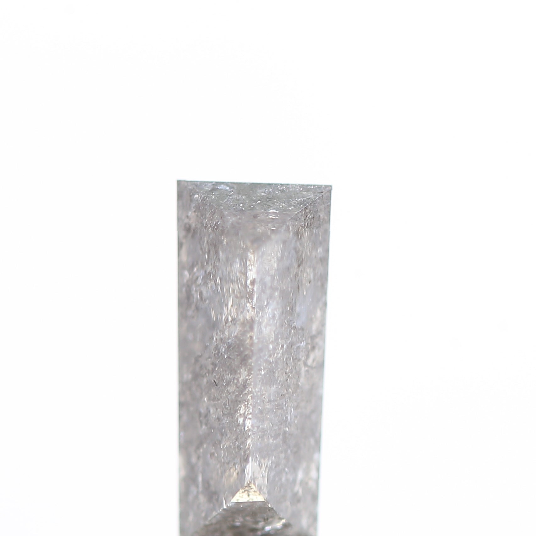 salt and pepper diamond ! 0.72 Ct 7.90 x 3.35 x 2.68 MM natural gray baguette loose diamond for engagement ring for her