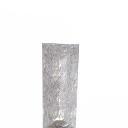 salt and pepper diamond ! 0.72 Ct 7.90 x 3.35 x 2.68 MM natural gray baguette loose diamond for engagement ring for her