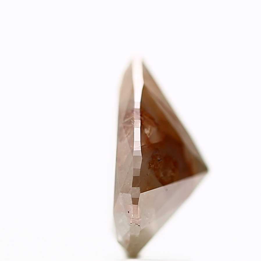Salt and Pepper Diamond Fancy Brown Color 2.24 CT 10.20 x 7.60 x 4.90 MM Pear Cut Diamond! Natural Loose Diamond ! Christmas Gift for Her