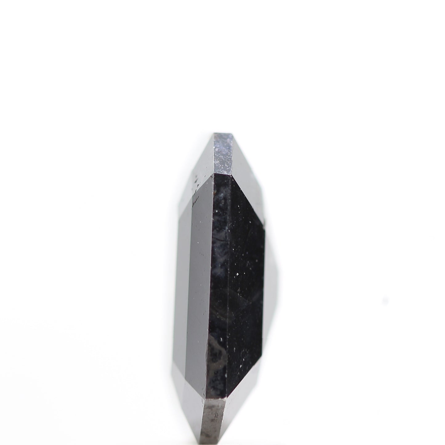 2.90 Carat Natural Black Emerald Full Cut Loose Diamond for Jewelery ( no color enhanced )