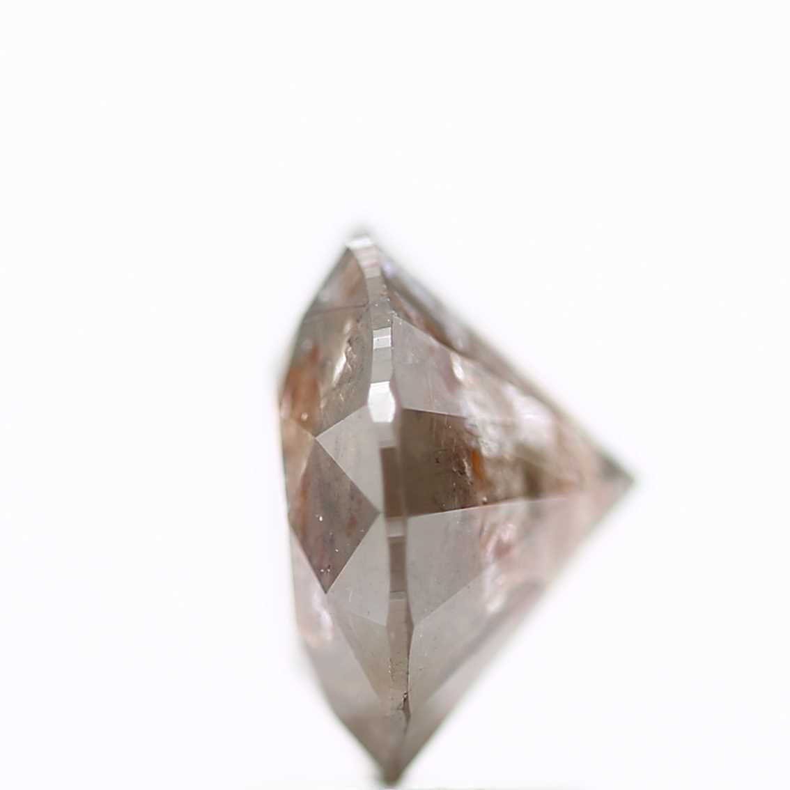 1.95 Carat Fancy Brown Rustic Round Shape Brilliant Cut Natural Loose Diamond
