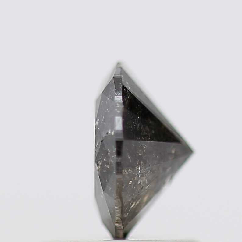 0.93 Carat Fancy Gray Round Shape Brilliant Cut Natural Loose Diamond