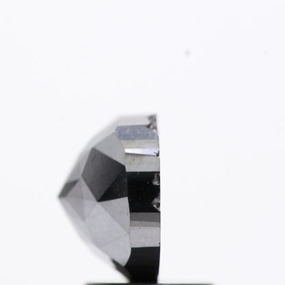 2.04 Ct Natural Black Cushion Single Cut Loose Diamond for Jewelery