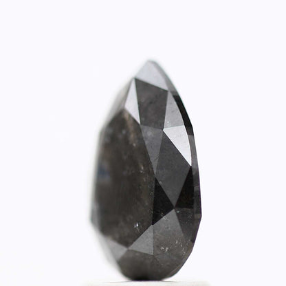 Salt and Pepper Diamond Fancy Gray Color 2.01 CT 10.12 x 7.01 x 4.23 MM Pear Cut Diamond! Natural Loose Diamond ! Christmas Gift for Her